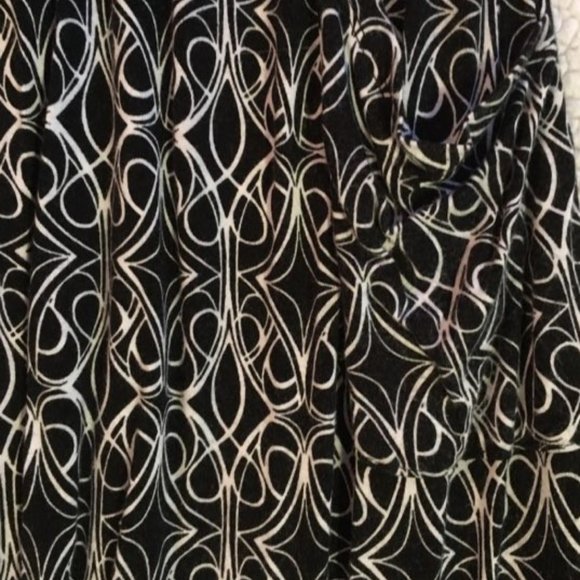 Black/White Print Sleeveless Dress - Size S - Picture 3 of 7